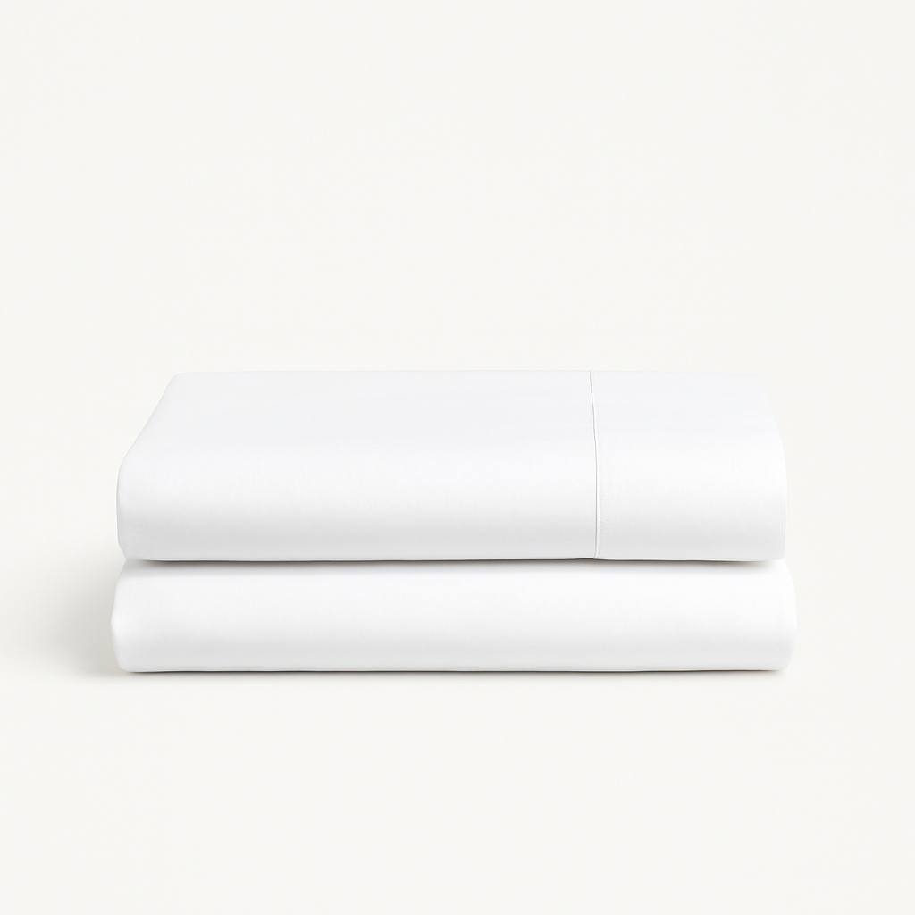 Classic White Flat Bed Sheet 600TC
