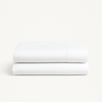 Classic White Flat Bed Sheet 600TC