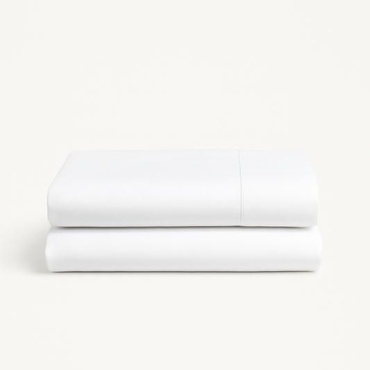 Classic White Flat Bed Sheet 600TC