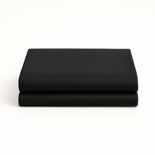 Black Flat Bed Sheet 600TC