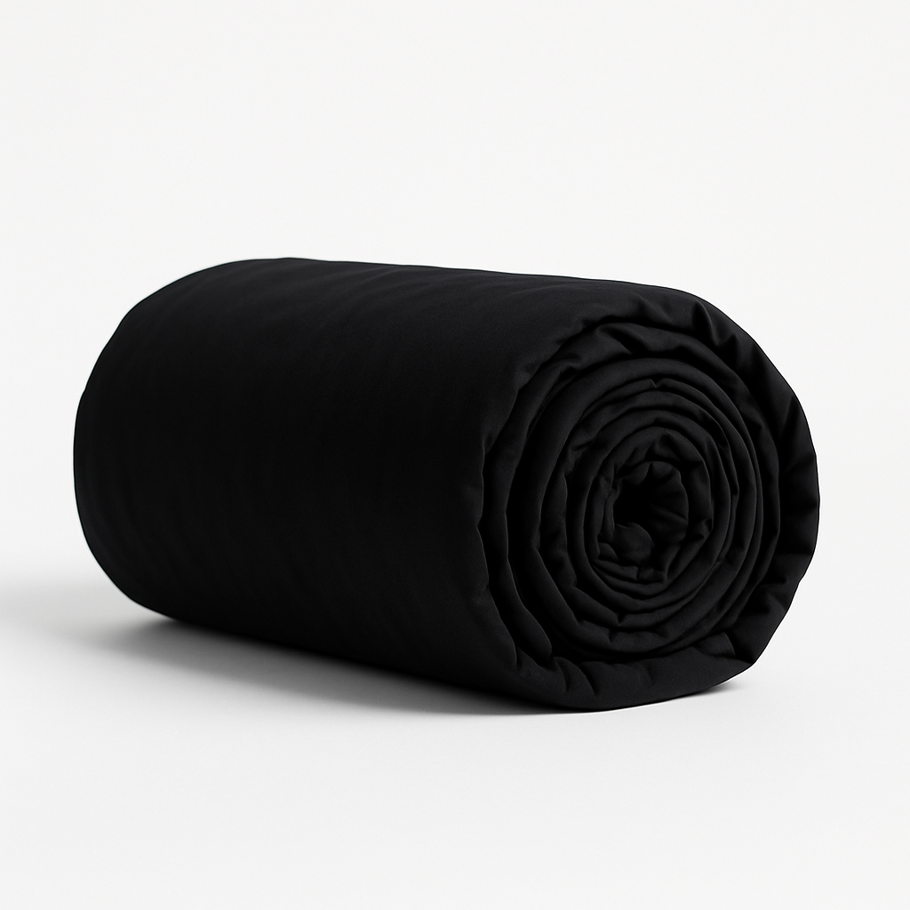 Black Fitted Sheet 600TC