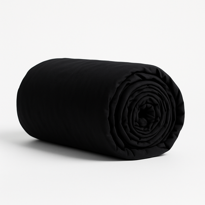 Black Fitted Sheet 600TC