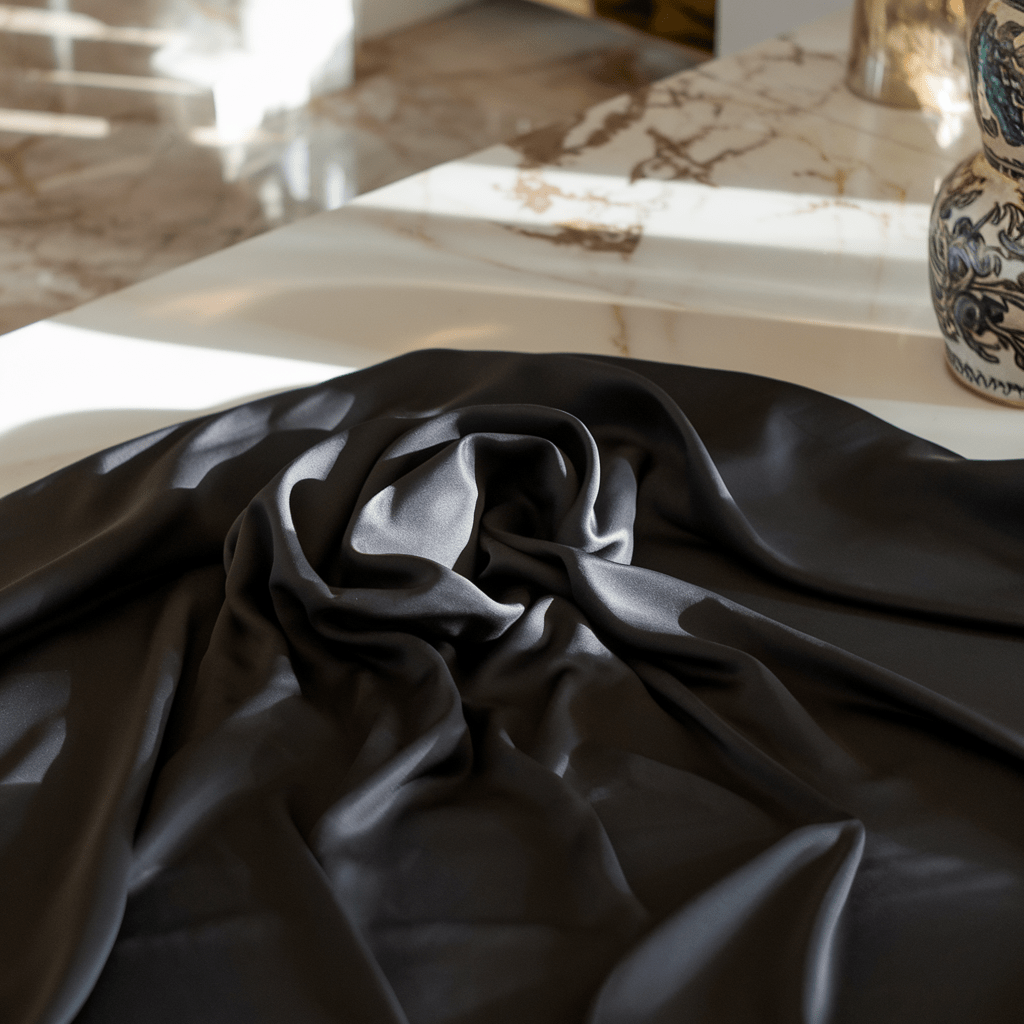 Black Flat Bed Sheet 600TC - Jumel Home