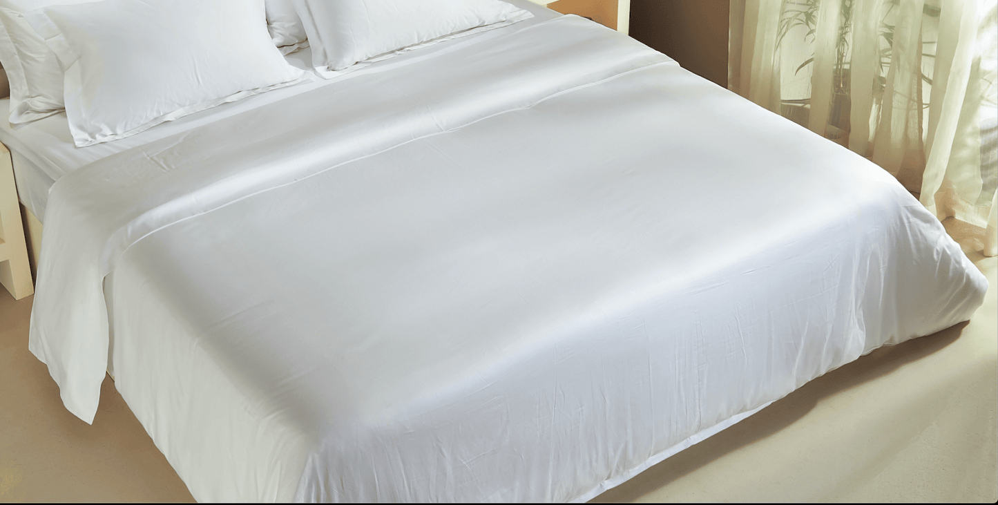 Classic White Duvet Cover 600 TC - Jumel Home